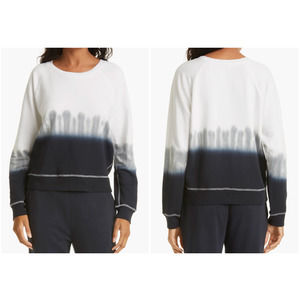 New Rails Theo Charcoal Dip‎ Dye Sweatshirt XL